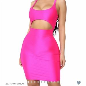 Fashion Nova Cut To The Chase Mini Dress